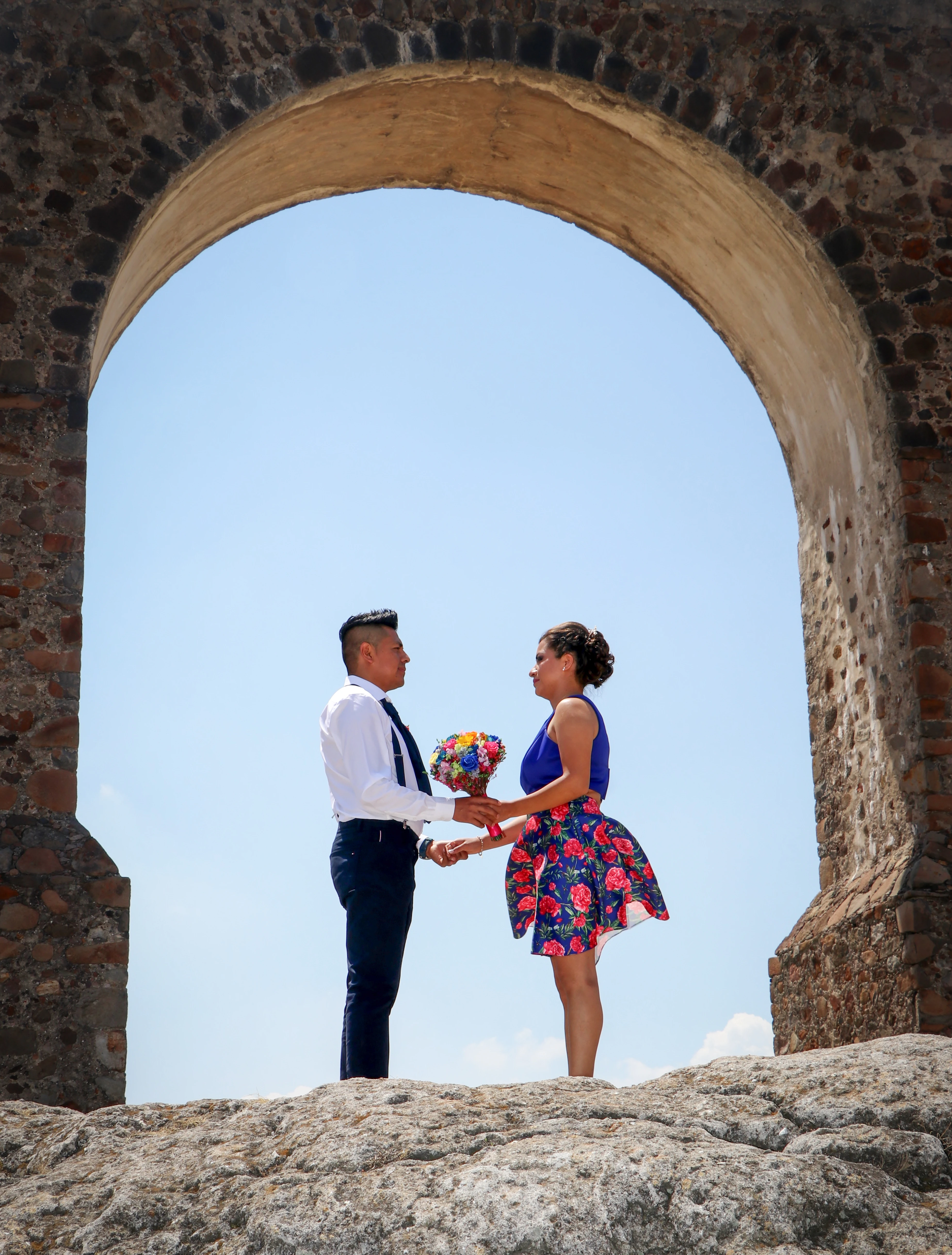 Fotografía cinematográfica de una boda