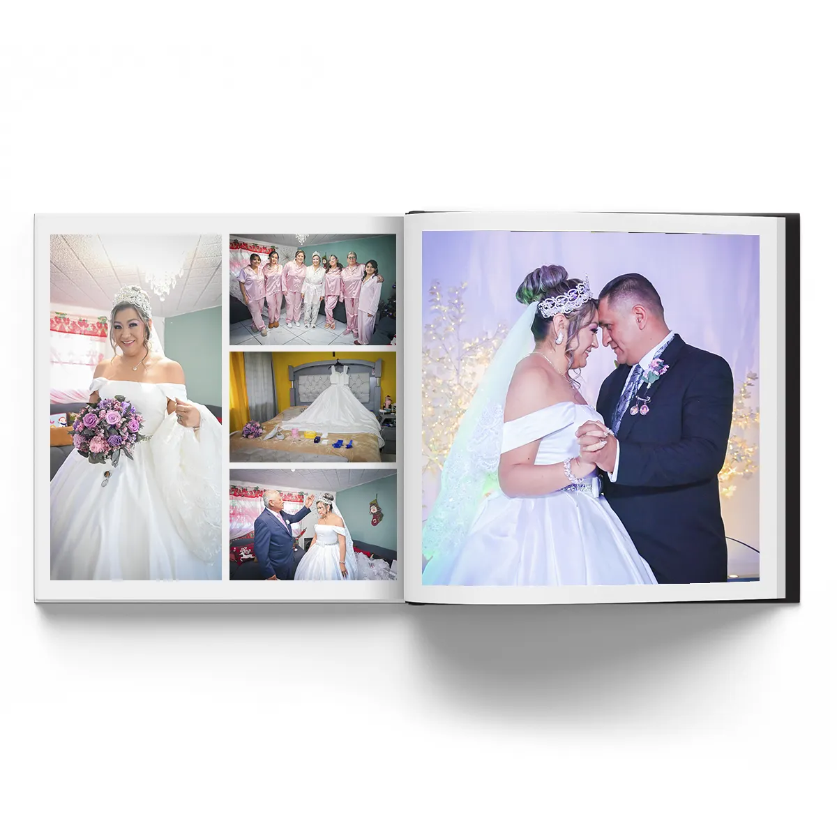 Página 4 de photobook de boda