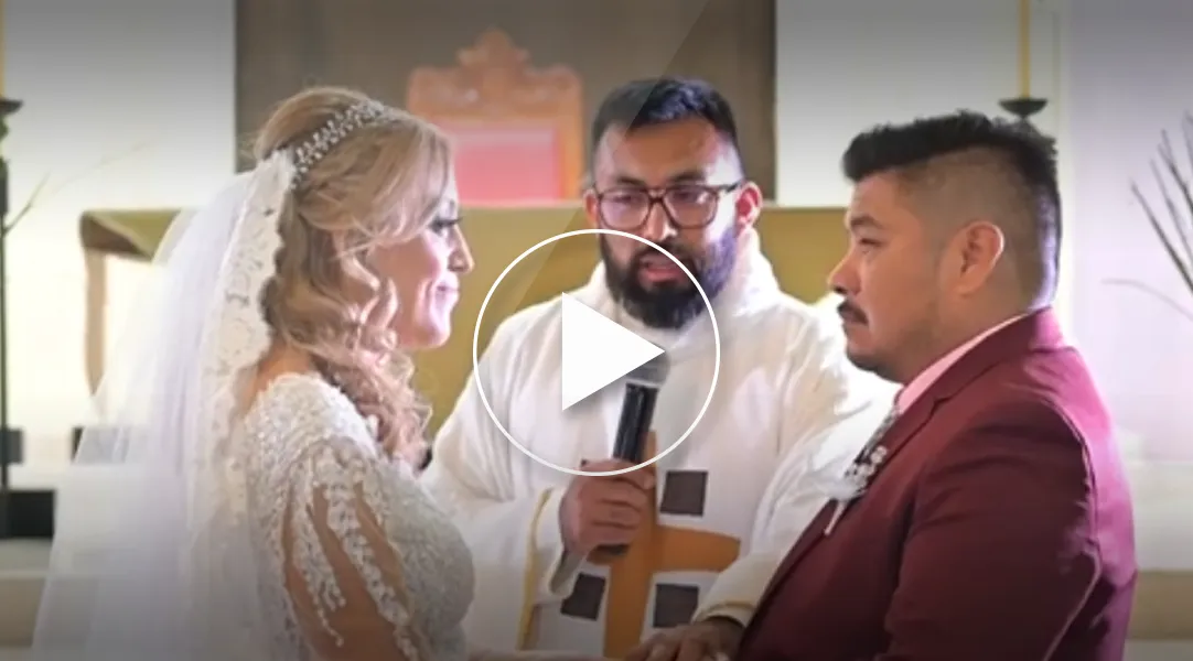 Testimonio en video de cliente de boda
