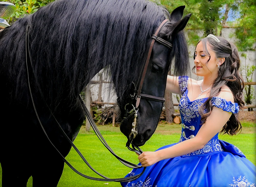Retrato profesional de quinceañera